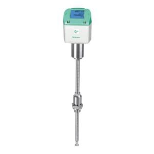 Flow sensor for wet compressed air