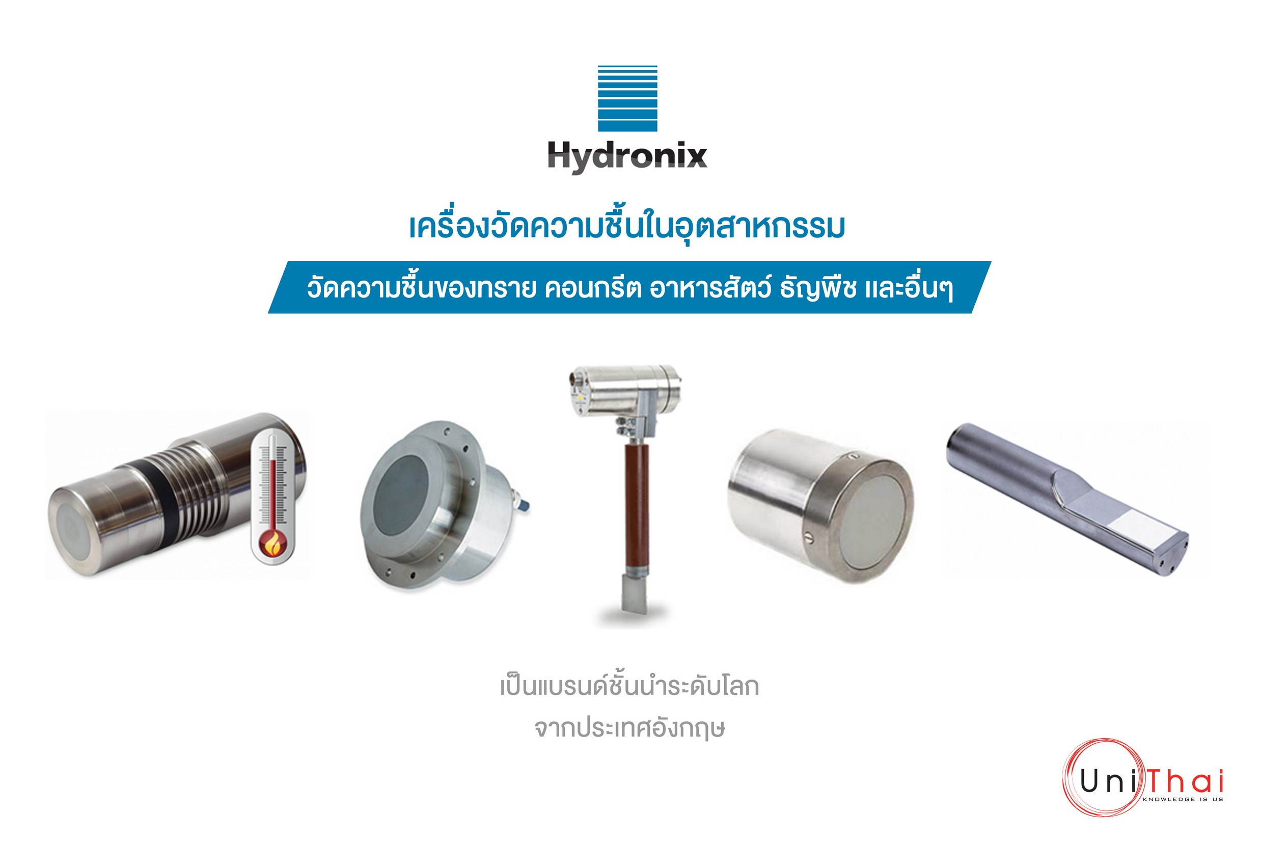 Hydronix เครื่องวัดความชื้นในอุตสาหกรรม