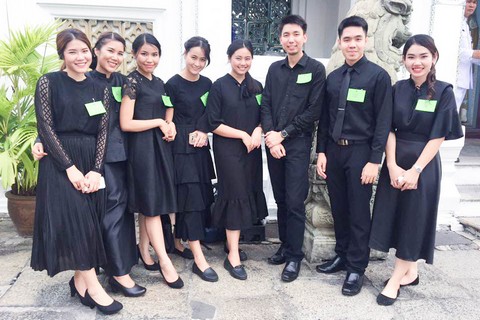 To pay respect to the Royal remains @The Royal Grand Palace 31 May 2017