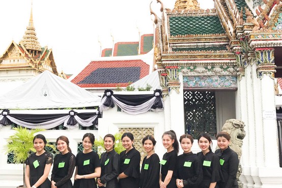 To pay respect to the Royal remains @The Royal Grand Palace 31 May 2017